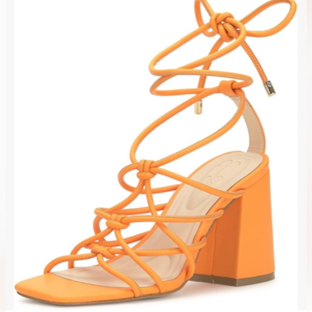 NEW Jessica Simpson Ozias Mango Strappy Sandal Pumps - size 8.5